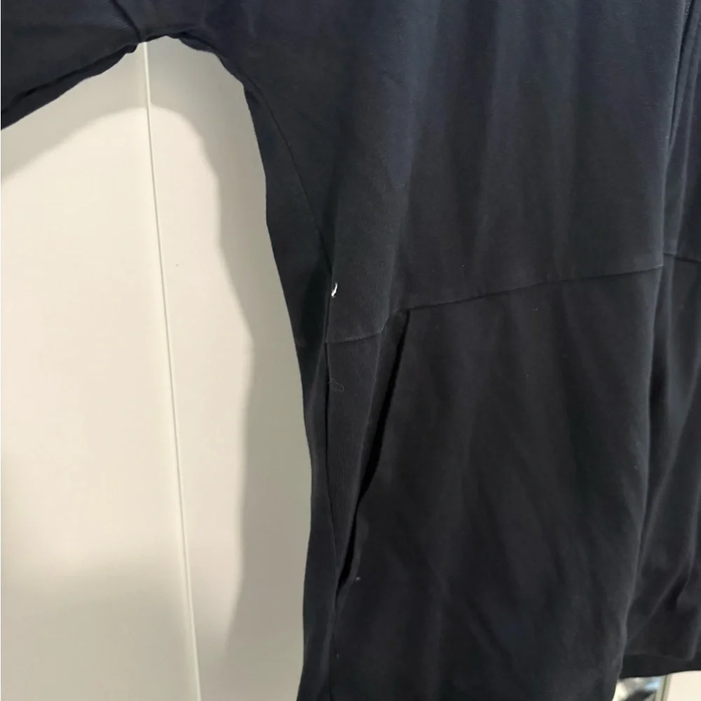 Adidas Black and White Logo Hoodie - Picture 3 of 10